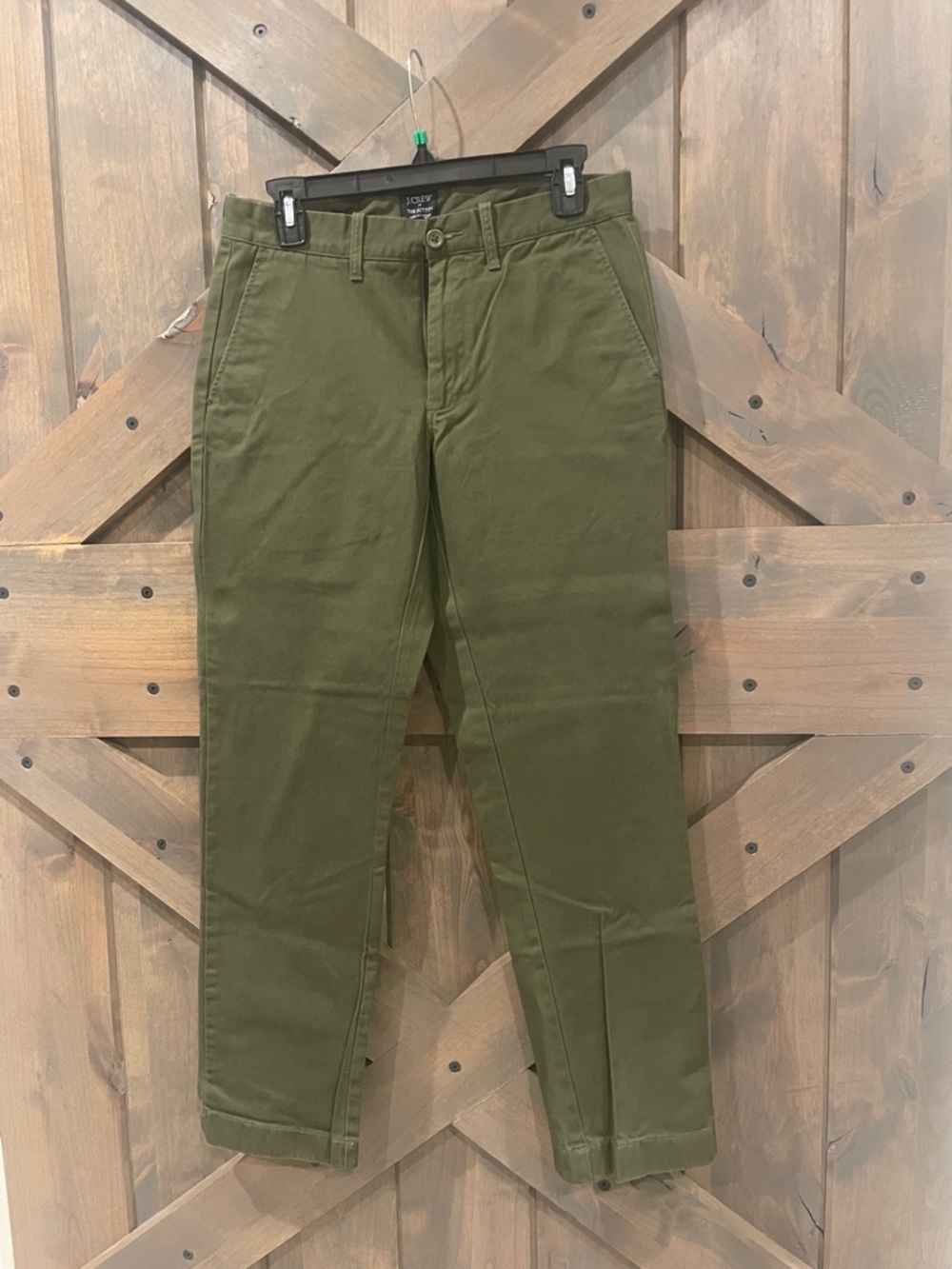 JCrew Men's Classic Chino Pants - Olive Green
